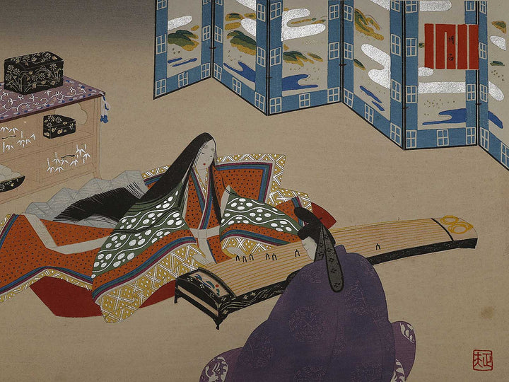 AKASHI from the series The Tale of Genji by Ebina Masao, (Medium print size) / BJ329-154