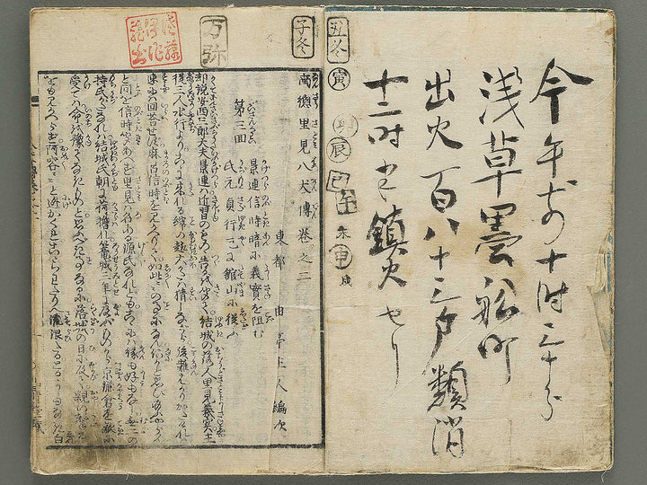 Nanso satomi hakkenden Volume 2 by Yanagawa Shigenobu / BJ347-158