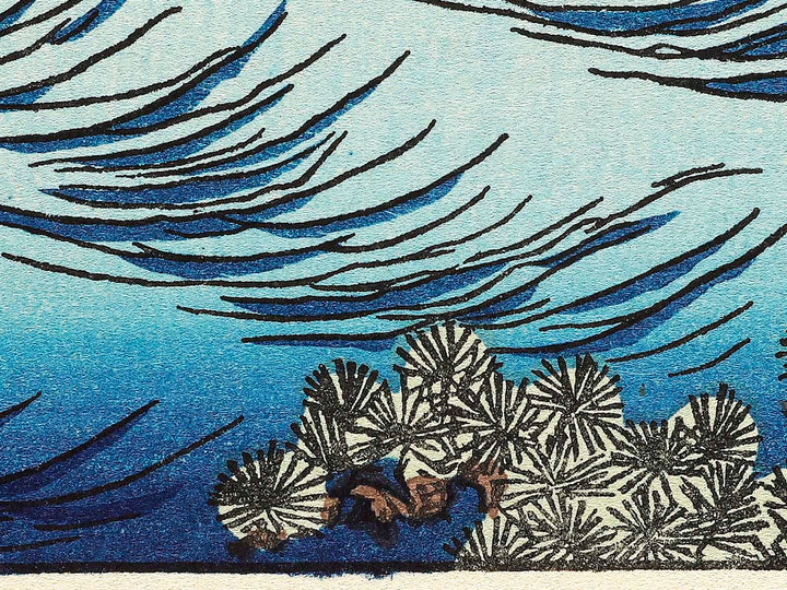 Suzaki no fuji from the series One Hundred Views of Mount Fuji by Katsushika Hokusai, (Medium print size) / BJ319-690