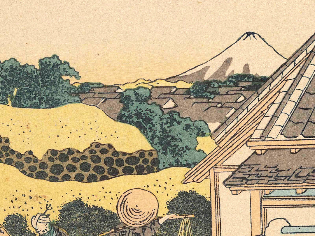 Surugadai in Edo from the series Thirty-six Views of Mount Fuji by Katsushika Hokusai, (Medium print size) / BJ280-322