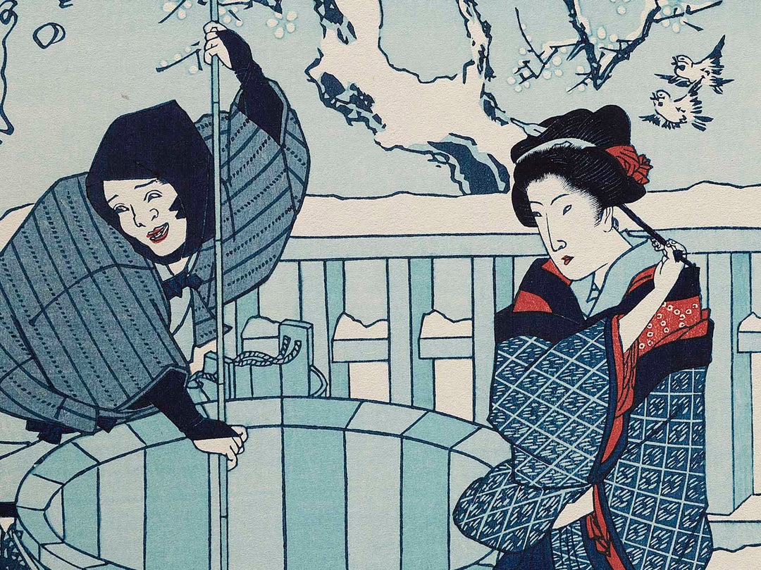 Yuki no ashita by Utagawa Kunisada(Toyokuni III), (Medium print size) / BJ286-083