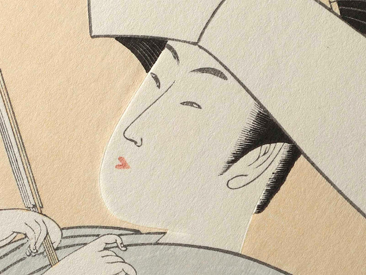 Hour of the Monkey (around 4pm) from the series Daughter Sundial by Kitagawa Utamaro, (Medium print size) / BJ226-688