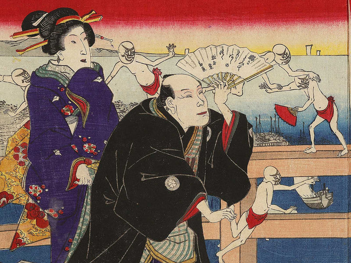 Zenaku kokoro no annai by Ochiai Yoshiiku / BJ333-193