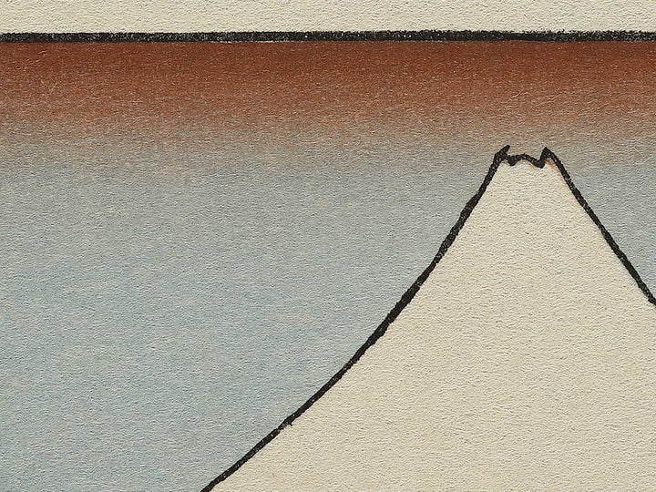Fuji in a Thunderstorm from the series One Hundred Views of Mount Fuji by Katsushika Hokusai, (Medium print size) / BJ325-038