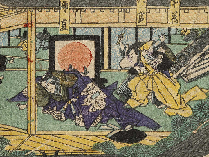 Sandanme from the series Kanadehon Chushingura by Utagawa Yoshifuji / BJ341-110