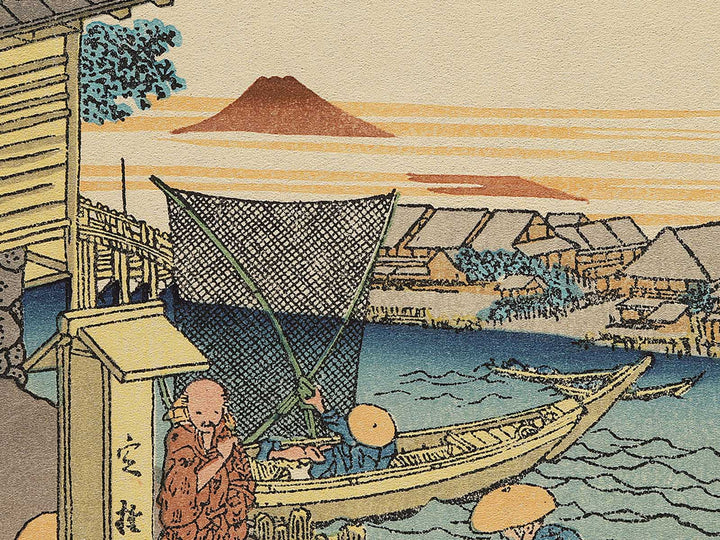 Shimada no hana yuhi from the series One Hundred Views of Mount Fuji by Katsushika Hokusai, (Medium print size) / BJ307-566