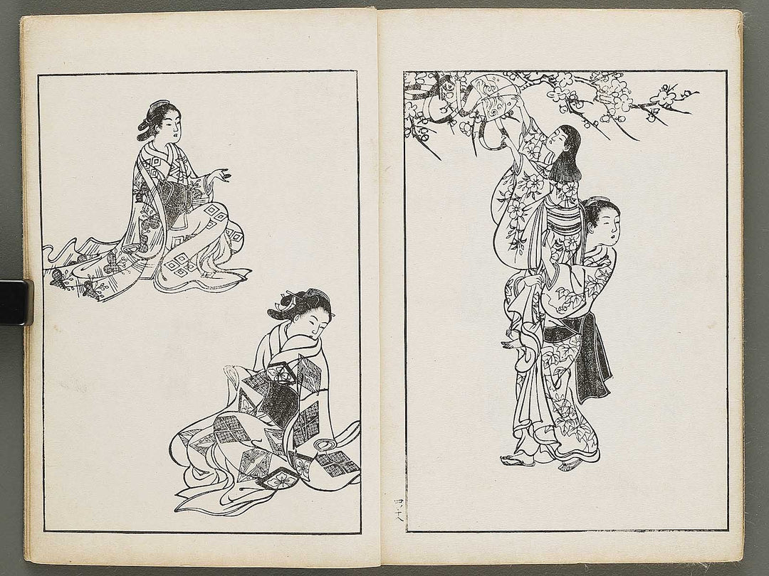 Nihon joso (Chu), Book 4 by Nishikawa Sukenobu / BJ325-633