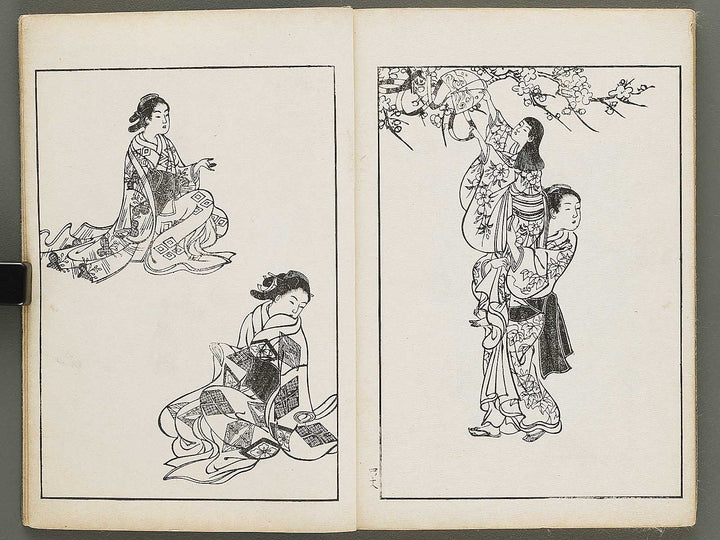 Nihon joso (Chu), Book 4 by Nishikawa Sukenobu / BJ325-633