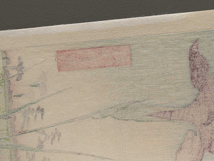 Horikiri Iris Garden from the series One Hundred Famous Views of Edo by Utagawa Hiroshige, (Large print size) / BJ318-458