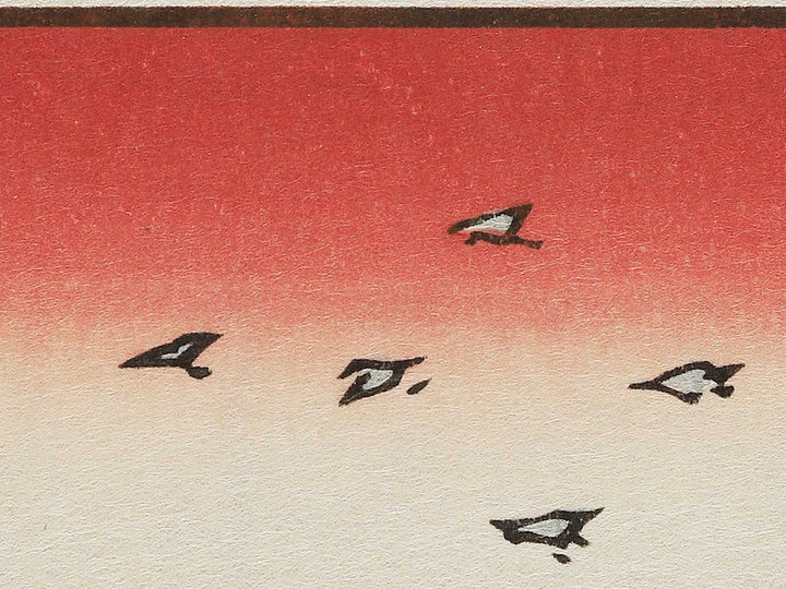 Suruga satta no kaijo from the series Thirty-six Views of Mount Fuji by Utagawa Hiroshige, (Large print size) / BJ344-330