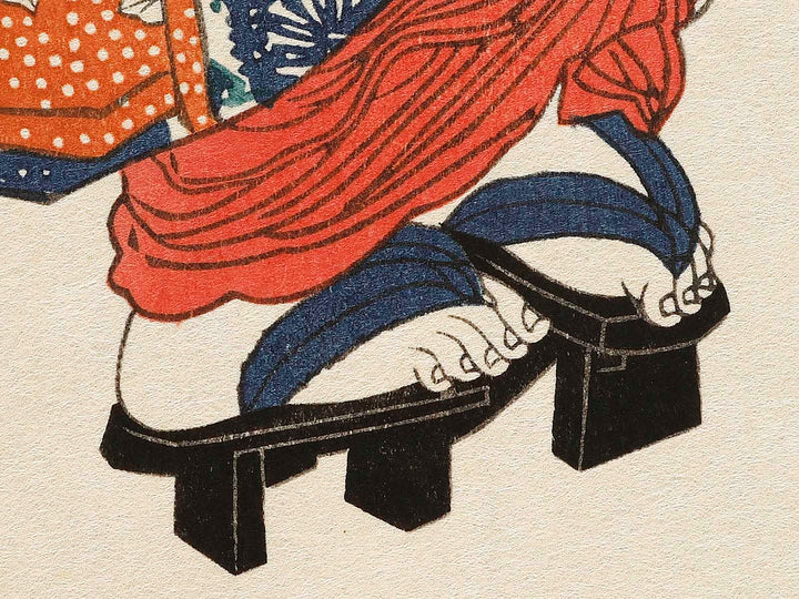 Kanda myojin from the series Tose tengan kyo by Keisai Eisen, (Large print size) / BJ333-809