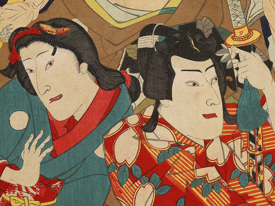 Shintomiza nakamaku itsukagawari by Toyohara Kunichika / BJ335-055