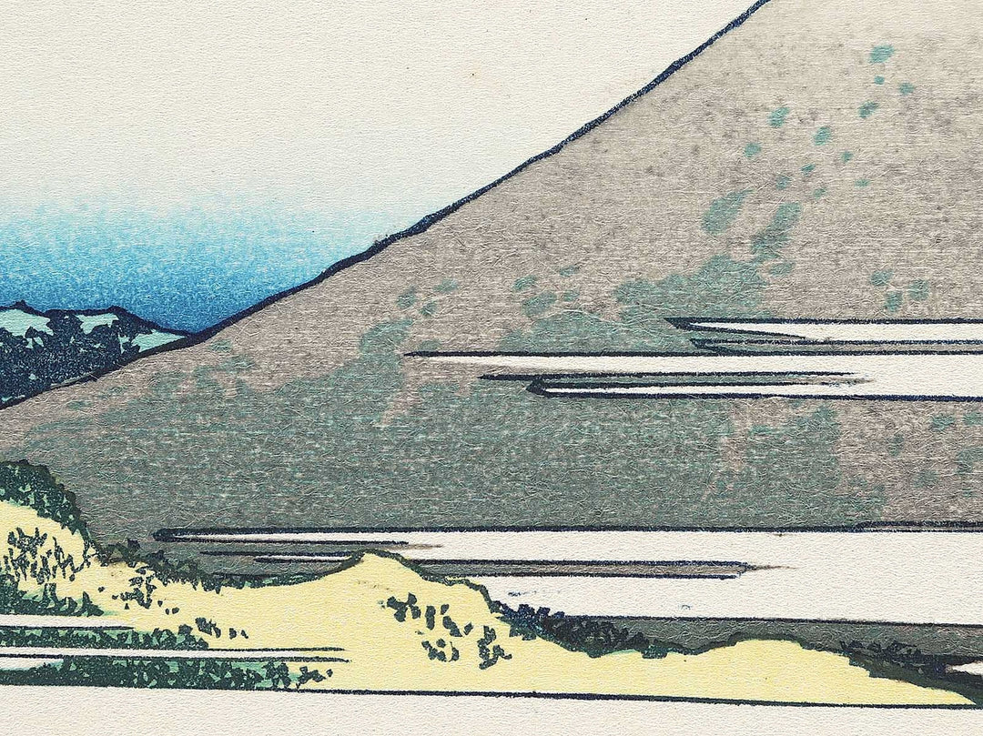 The Enza-no-natsu Pine Tree at Aoyama from the series Thirty-six Views of Mount Fuji by Katsushika Hokusai, (Medium print size) / BJ302-127