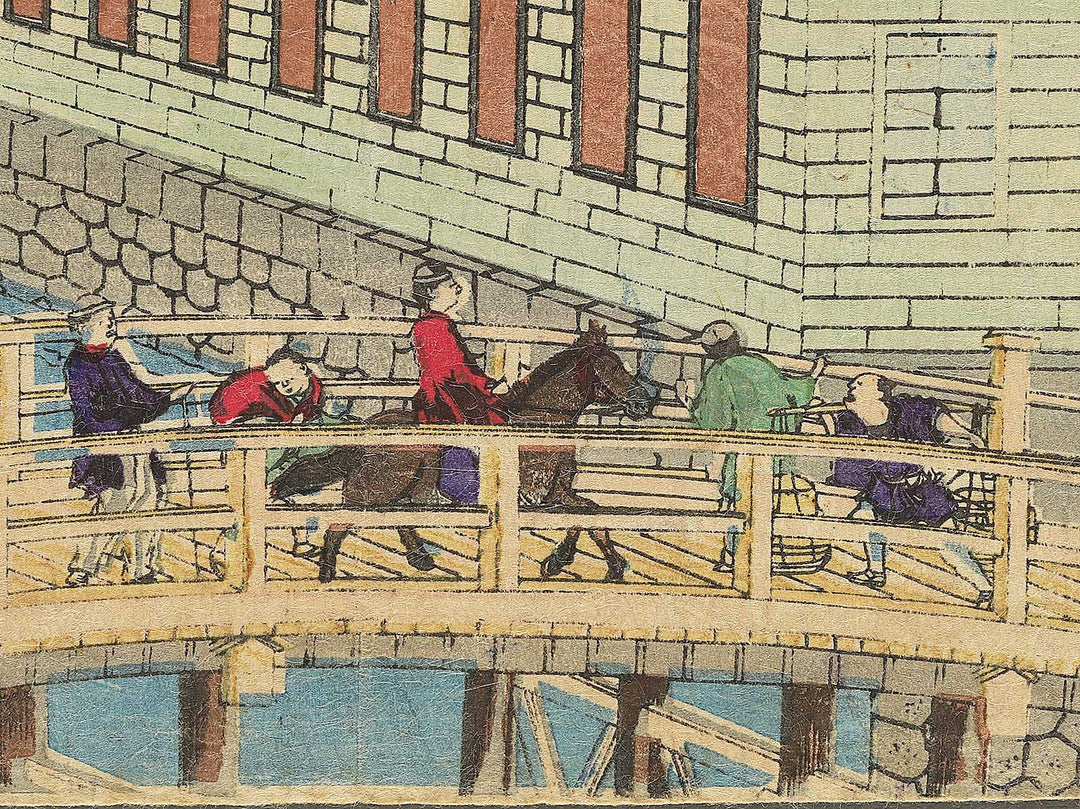 Mitsui Group's Building by Utagawa Kuniteru II (Ichiyosai Kuniteru) / BJ352-814