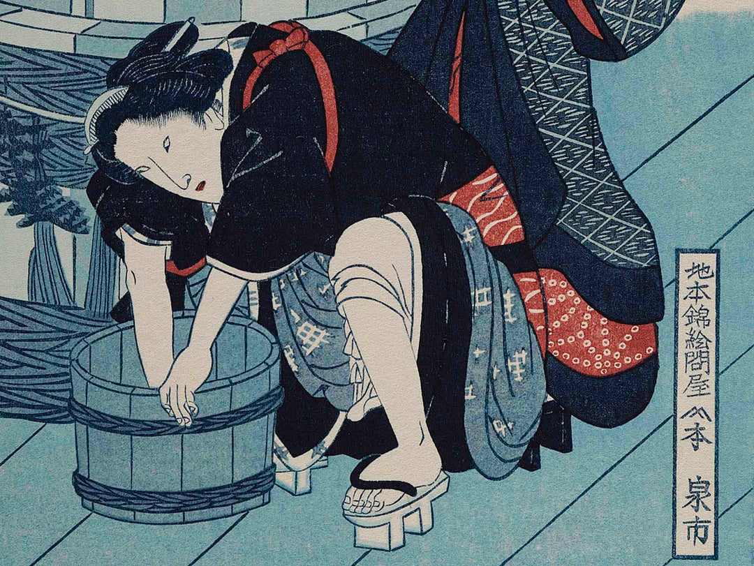 Yuki no ashita by Utagawa Kunisada(Toyokuni III), (Small print size) / BJ235-914