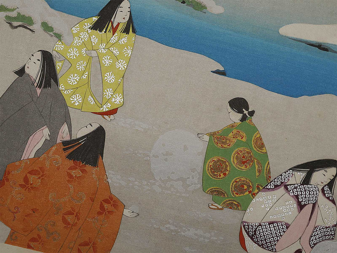 ASAGAO from the series The Tale of Genji by Ebina Masao, (Medium print size) / BJ329-112