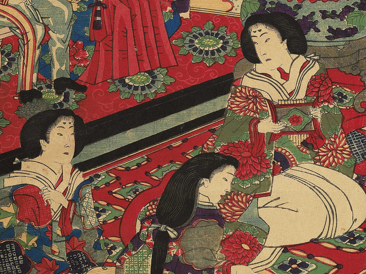 Haruiro ongyoku no shirabe by Utagawa Fusatane / BJ342-391