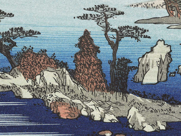 Kinkakuji from the series Kyoto meisho no uchi by Utagawa Hiroshige, (Medium print size) / BJ341-824