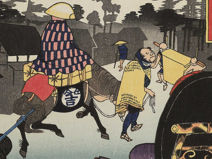 Fujiedaeki from the series Bijin tokaido by Keisai Eisen, (Large print size) / BJ346-038