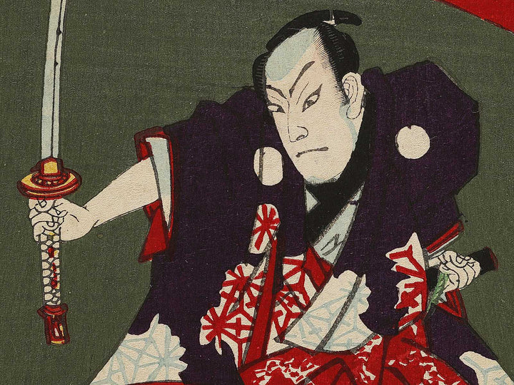 Sanshichiro nobutaka from the series Haiyu rakugo atari kurabe by Toyohara Kunichika / BJ339-885
