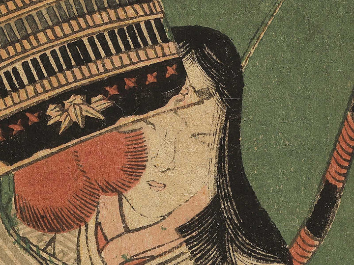 Minamoto Kuro Hogan Yoshitsune shutsuzin no zu by Kochoro Kunisada (Toyokuni III) / BJ345-639