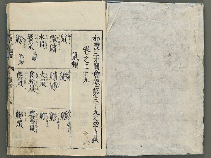 Wakan sansai zue Part 39, Book 40 / BJ349-223