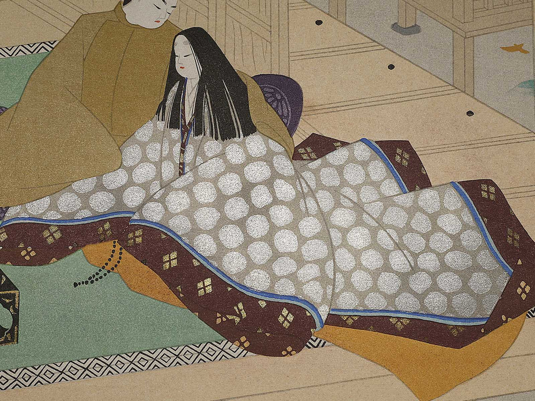 SUZUMUSHI(A Shinging Insect) from the series The Tale of Genji by Ebina Masao, (Medium print size) / BJ329-343