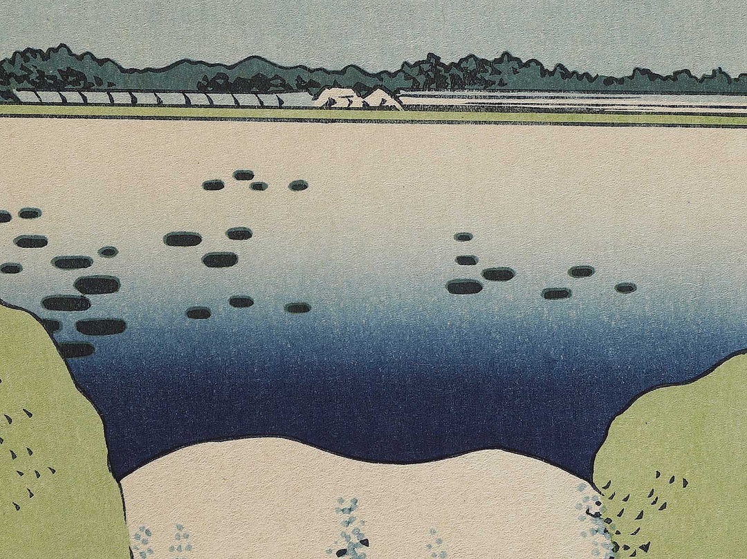 Toto aoigaoka no taki from the series Shokoku taki meguri by Katsushika Hokusai, (Large print size) / BJ336-644