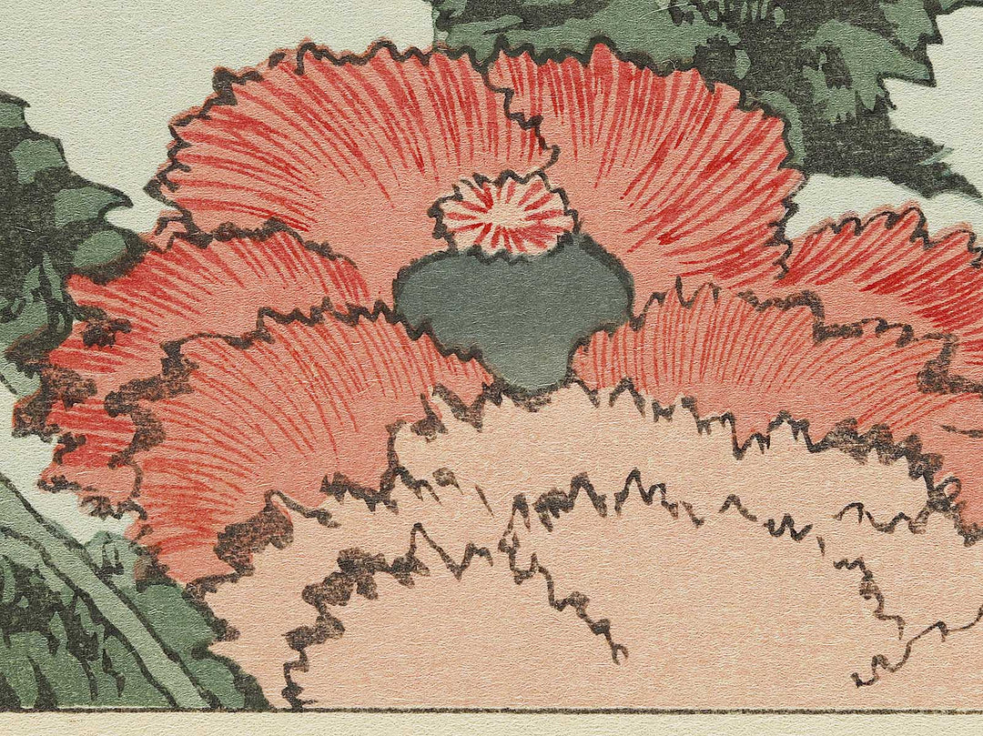 A poppy by Katsushika Hokusai, (Medium print size) / BJ327-334