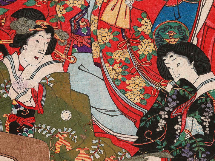 Tokugawa rekidai odaidokoro shozo by Yoshu Chikanobu / BJ324-177