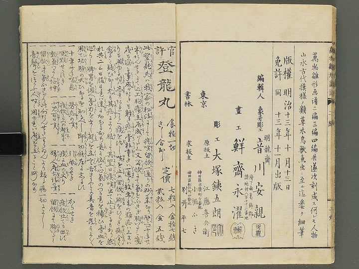 Banbutsu hinagata gafu Volume 2 by Sensai Eisaku / BJ344-701