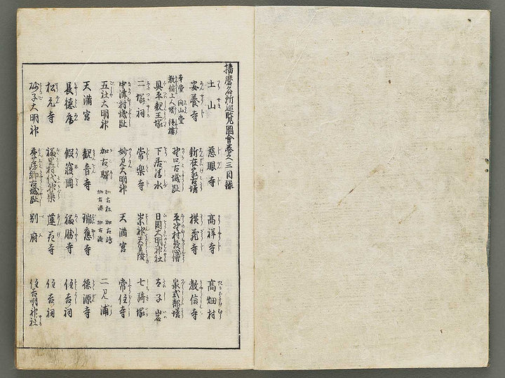 Banshu meisho junran zue Volume 3 by Nakai Ranko / BJ335-307
