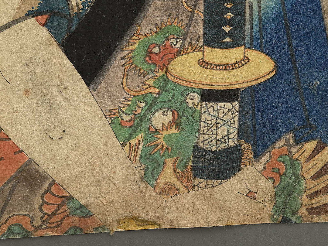 Choshi no Gorozo Kataoka Nizaemon from the series Kinsei suikoden by Utagawa Kunisada(Toyokuni III) / BJ349-055