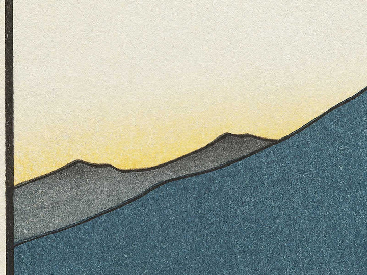 The Currents Around the Weir from the series Famous Views of the Sixty-odd Provinces by Utagawa Hiroshige, (Large print size) / BJ334-159