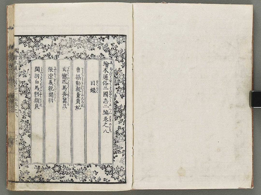 Ehon tsuzoku sangokushi Part 2, Book 8 by Katsushika Taito / BJ331-177