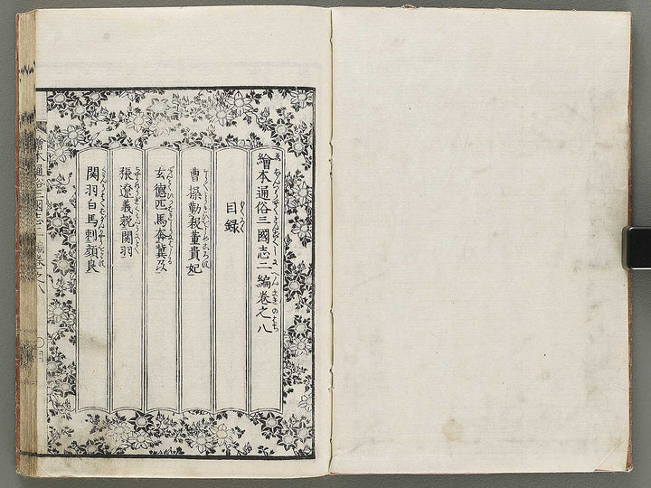 Ehon tsuzoku sangokushi Part 2, Book 8 by Katsushika Taito / BJ331-177