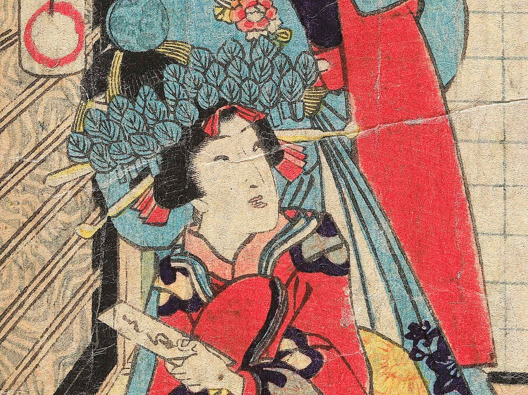 Owariya shimosaziki no zu by Utagawa Kunisada II / BJ343-560