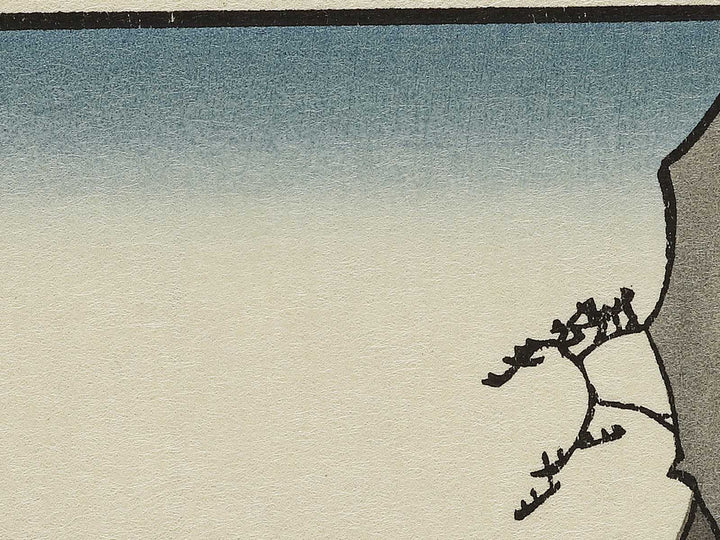 Gokei from the series Famous Views of the Sixty-odd Provinces by Utagawa Hiroshige, (Large print size) / BJ334-404