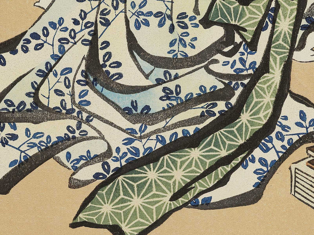 A book reading ripe beauty by Katsushika Hokusai, (Medium print size) / BJ319-613
