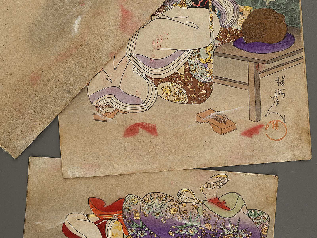 Kiichihogen Captures of Makimonos from the series Section of Bamboo by Yoshu Chikanobu / BJ321-139