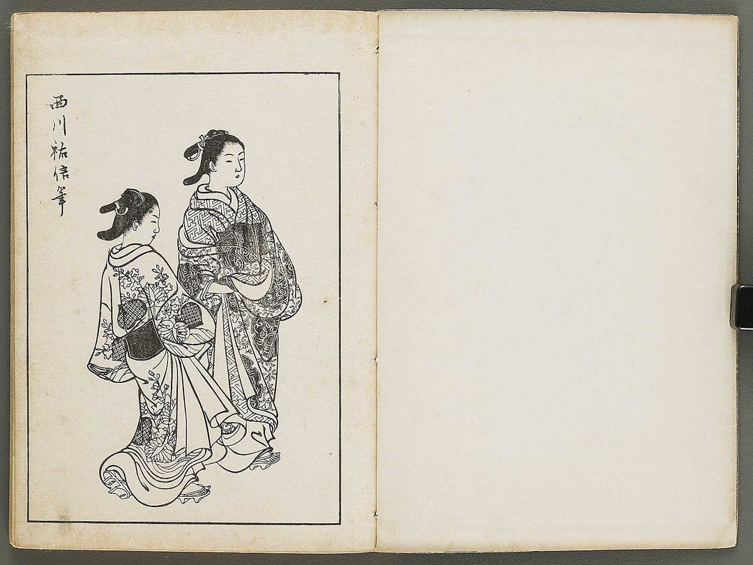 Nihon joso (Chu), Book 4 by Nishikawa Sukenobu / BJ325-633