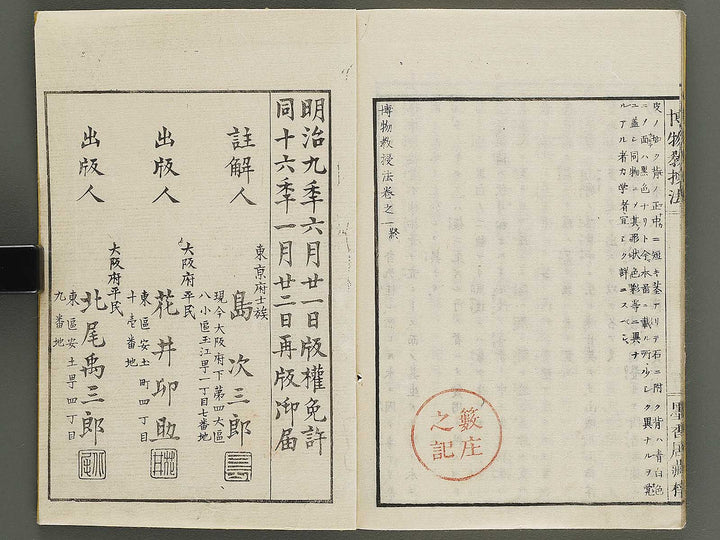 Hakubutsu kyojyuho Volume 1 / BJ341-572