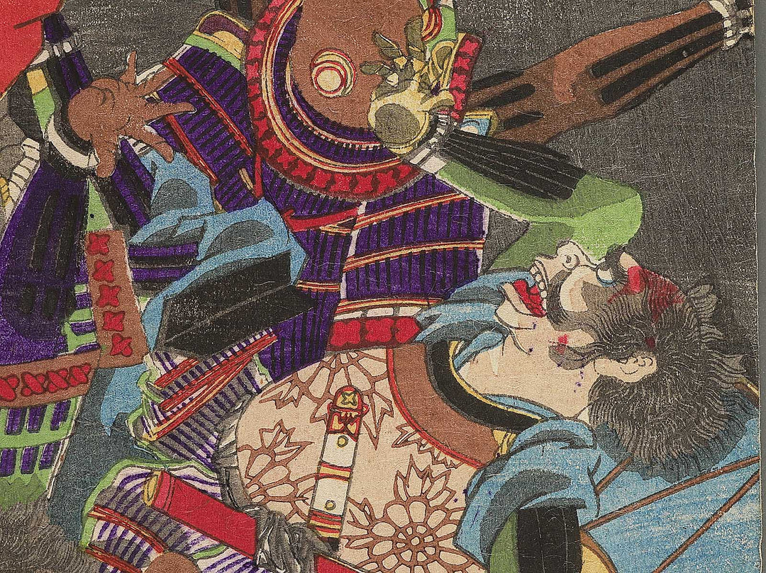 Taiheiki Mino muchu daigassen by Tsukioka Yoshitoshi / BJ346-206