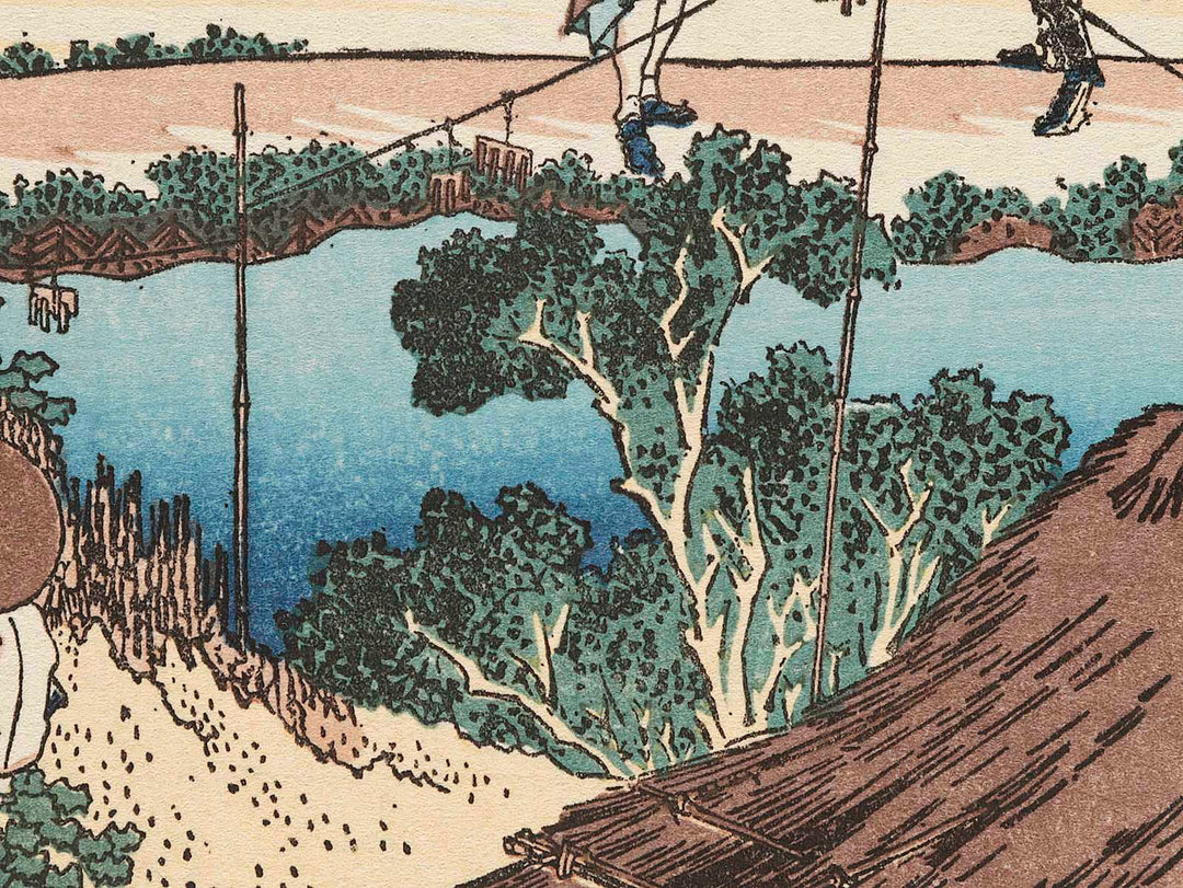 Nakahara in Sagami Province from the series Thirty-six Views of Mount Fuji by Katsushika Hokusai, (Medium print size) / BJ277-550