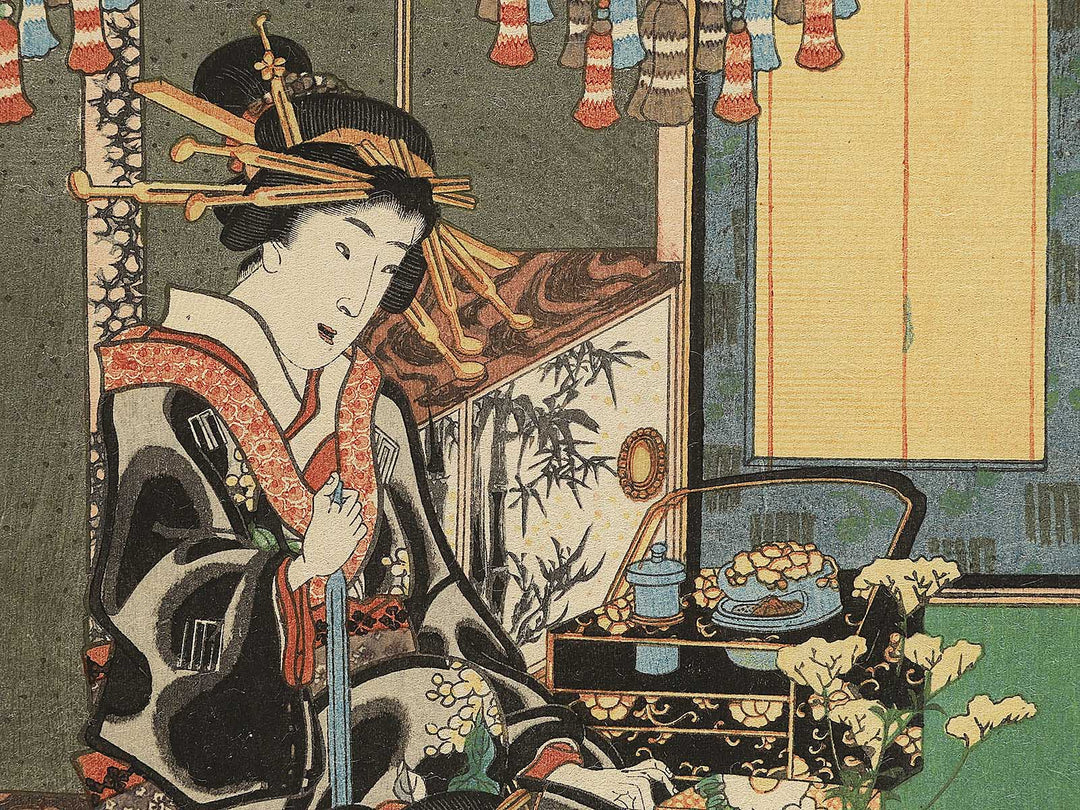 Genjikimi kagetsu asobi by Utagawa Kunisada(Toyokuni III) / BJ348-110