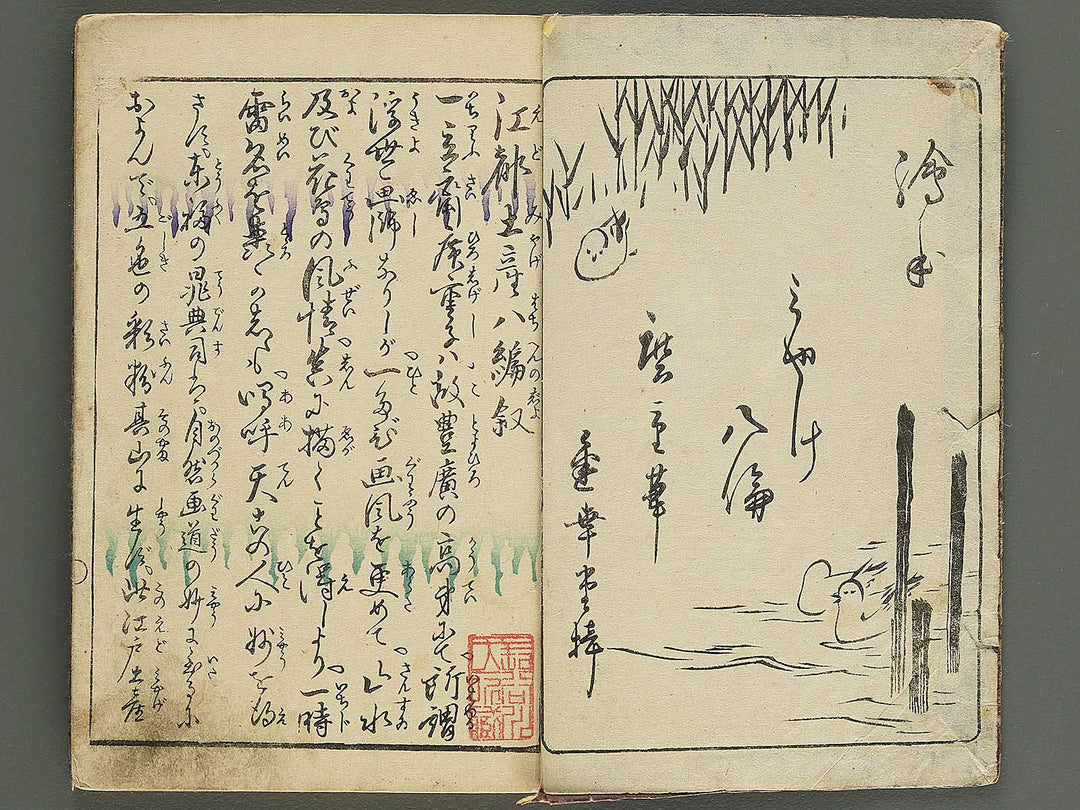 Ehon edo miyage Volume 8 by Utagawa Hiroshige / BJ343-875