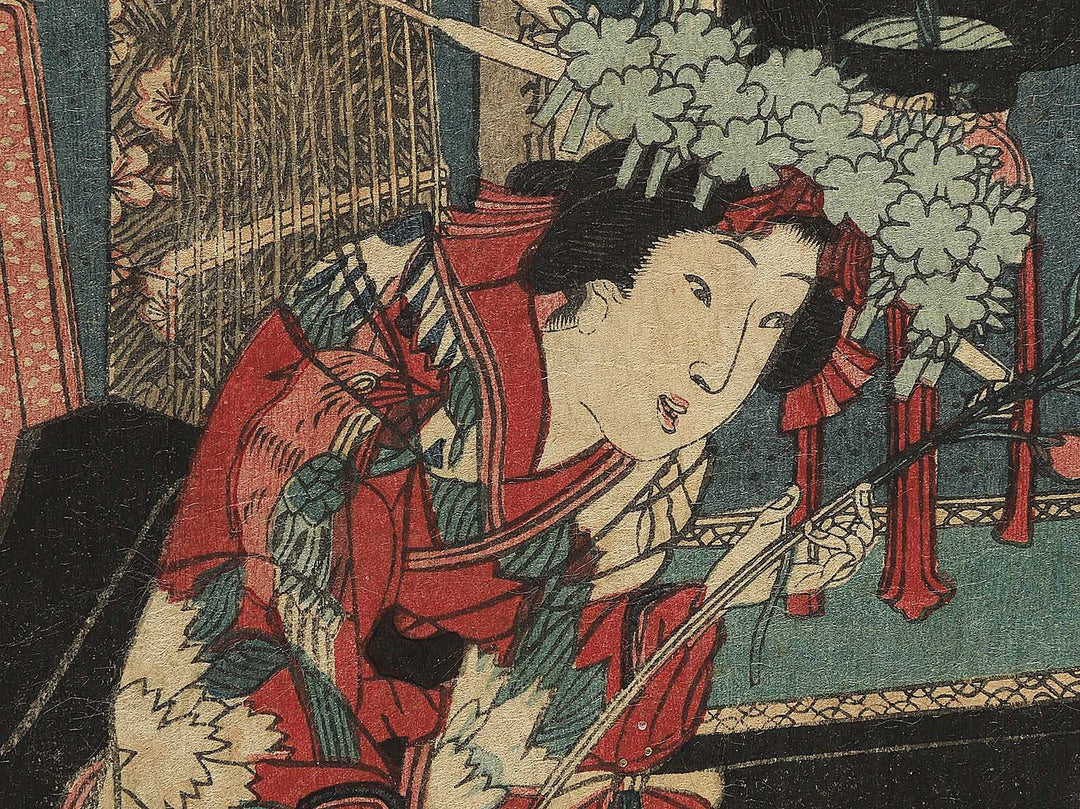 Kannazuki from the series Kagai junikagetsu no uchi by Utagawa Kunisada II / BJ344-288