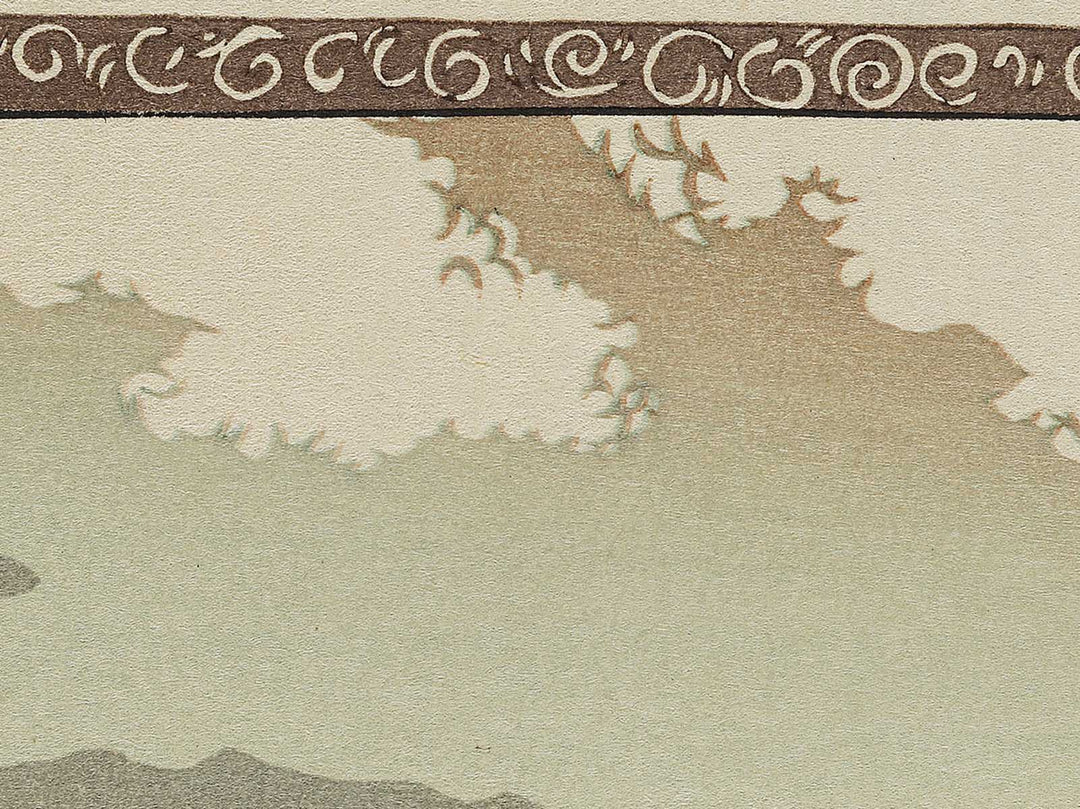 A scenery on the Taki-no-kawa River by Katsushika Hokusai, (Medium print size) / BJ319-508
