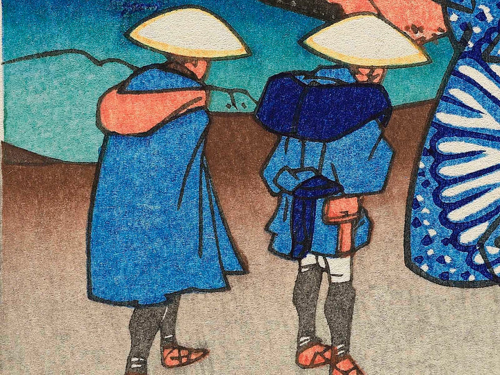 Okutsu juhachi from the series Tokaido Beauties by Keisai Eisen, (Large print size) / BJ346-157