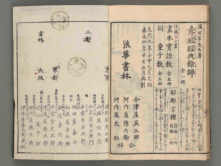 Jitsugokyo esho by Okada Gyokuzan (but, details are unknown.) / BJ207-655